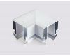 Коннектор угловой для корпуса Ambrella Light GL3390