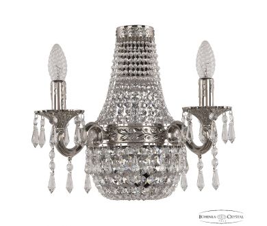 Купить Бра Bohemia Ivele Crystal 2201H201B/2/35IV Ni Бра Bohemia Ivele Crystal 2201H201B/2/35IV Ni
