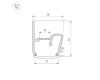 Профиль Arlight STRETCH-S-20-WALL-SIDE-2000 (RESPECT-ST) 040701