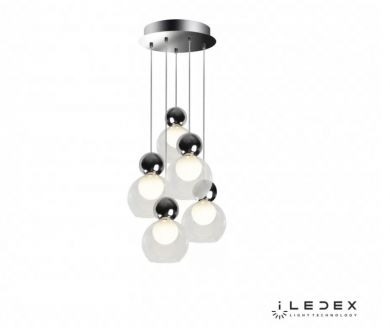 Купить Подвесной светильник iLedex Blossom C4476-5R CR Подвесной светильник iLedex Blossom C4476-5R CR