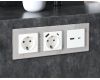 Рамка двухместная Ambrella Volt Platos AF330402