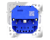 Розетка с USB, A+C Voltum S70 VLS040501 (белый глянцевы