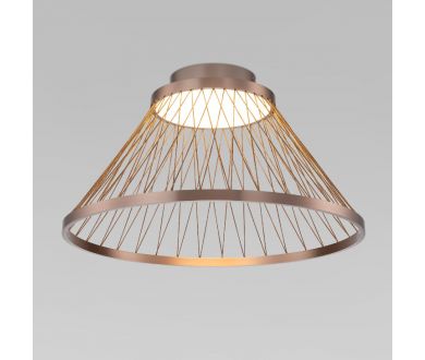 Купить Потолочная люстра Eurosvet Cesta 40019/1 LED коричневый a069291 Потолочная люстра Eurosvet Cesta 40019/1 LED коричневый a069291