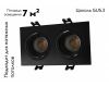 Встраиваемый светильник Denkirs DK3072-BK