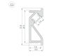 Алюминиевый профиль Arlight SL-Bevel-2000 Anod 031120(1)