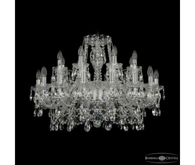 Купить Подвесная люстра Bohemia Ivele Crystal 1411/16+8/300 Ni Подвесная люстра Bohemia Ivele Crystal 1411/16+8/300 Ni
