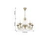 Подвесная люстра F-Promo Chateau 2163-5P