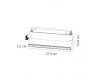Трековый магнитный светильник Arte Lamp Linea A4686PL-1BK