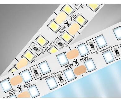Купить Светодиодная лента двухрядная Ambrella Light LED Strip 12В 2835 19,2Вт/м 6500K 5м IP20 GS1603 Светодиодная лента двухрядная Ambrella Light LED Strip 12В 2835 19,2Вт/м 6500K 5м IP20 GS1603