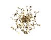 Настенный светильник Crystal Lux GARDEN AP-PL3 D400 GOLD