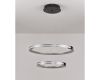 Подвесная люстра iLedex Vision 9225-6+4SD GR+BK