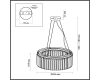 Подвесная люстра Odeon Light Vassa 4987/6