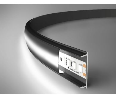 Купить Алюминиевый накладной профиль Ambrella Light Alum Profile GP1600BK/BK Алюминиевый накладной профиль Ambrella Light Alum Profile GP1600BK/BK