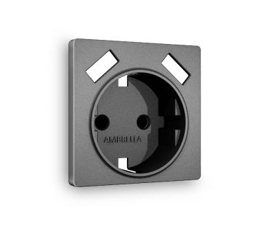 Купить Лицевая панель для розетки с/з со шторками 2USB A+A Ambrella Volt Alfa AP6590 Лицевая панель для розетки с/з со шторками 2USB A+A Ambrella Volt Alfa AP6590