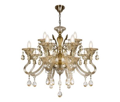 Купить Подвесная люстра iLamp Asia 61082-8+4 BR Подвесная люстра iLamp Asia 61082-8+4 BR