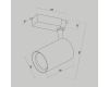 Трековый светильник Maytoni Technical Vuoro TR003-1-15W3K-M-W