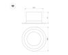 Встраиваемый светильник Arlight MS-DROP-BUILT-R84-8W Warm2700 054694