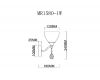Бра MyFar Mistic MR1580-1W