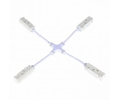Купить Коннектор питания X-образный для магнитного шинопровода ST Luce Skyline 48 ST006.569.00 Коннектор питания X-образный для магнитного шинопровода ST Luce Skyline 48 ST006.569.00