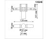 Соединитель с токопроводом Novotech Flum Shino 135248