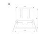 Карданный светильник Arlight MS-FLOW-BUILT-S85x85-6W Day4000 (WH, 15 deg, 230V) (IP20 Металл) 060940