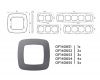Рамка двухместная Ambrella Volt Ecta OF140652