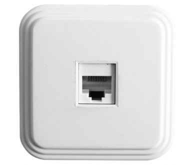 Купить Розетка компьютерная 1-местная Stekker PST00-21-20 (РК8-01) RJ-45 IP20 белый 39706 Розетка компьютерная 1-местная Stekker PST00-21-20 (РК8-01) RJ-45 IP20 белый 39706