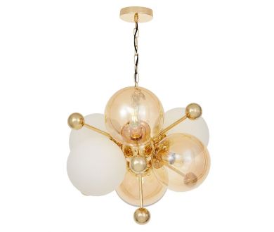 Купить Подвесная люстра Lumina Deco Afrodis LDP 1138-6 GD Подвесная люстра Lumina Deco Afrodis LDP 1138-6 GD