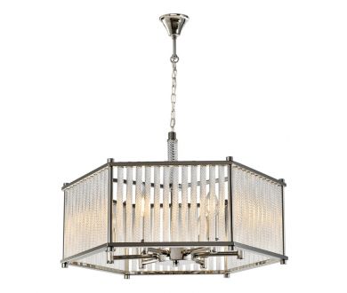 Купить Подвесная люстра iLamp Rich P9509-6 Nickel Подвесная люстра iLamp Rich P9509-6 Nickel