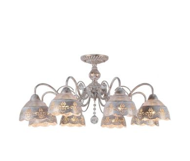 Купить Потолочная люстра Arte Lamp Sicilia A9106PL-8WG Потолочная люстра Arte Lamp Sicilia A9106PL-8WG