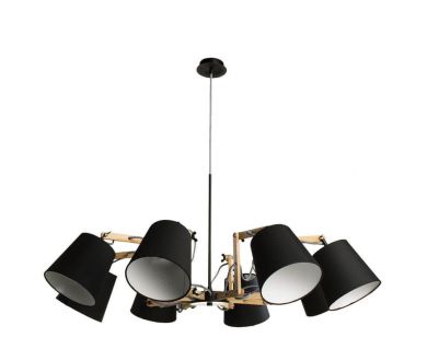 Купить Подвесная люстра Arte Lamp Pinocchio A5700LM-8BK Подвесная люстра Arte Lamp Pinocchio A5700LM-8BK