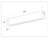Трековый магнитный светильник Ambrella Light Magnetic 220V GL1261