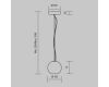 Подвесной светильник Maytoni Basic Texture MOD461PL-01GR
