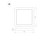Встраиваемый светильник Arlight CL-Fiokk-S220x220-18W Day4000-Mix 034471