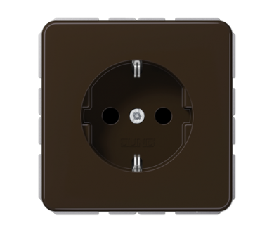 Купить Розетка штепсельная Schuko Jung CD1520BFBR Розетка штепсельная Schuko Jung CD1520BFBR