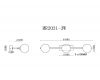 Настенный светильник MyFar Valency MR2031-3W