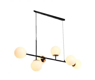 Купить Подвесная люстра iLamp Golden 9136P/6 BK-WH Подвесная люстра iLamp Golden 9136P/6 BK-WH