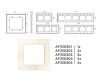 Рамка двухместная Ambrella Volt Platos AF330302