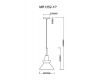 Подвесной светильник MyFar Kristina MR1352-1P