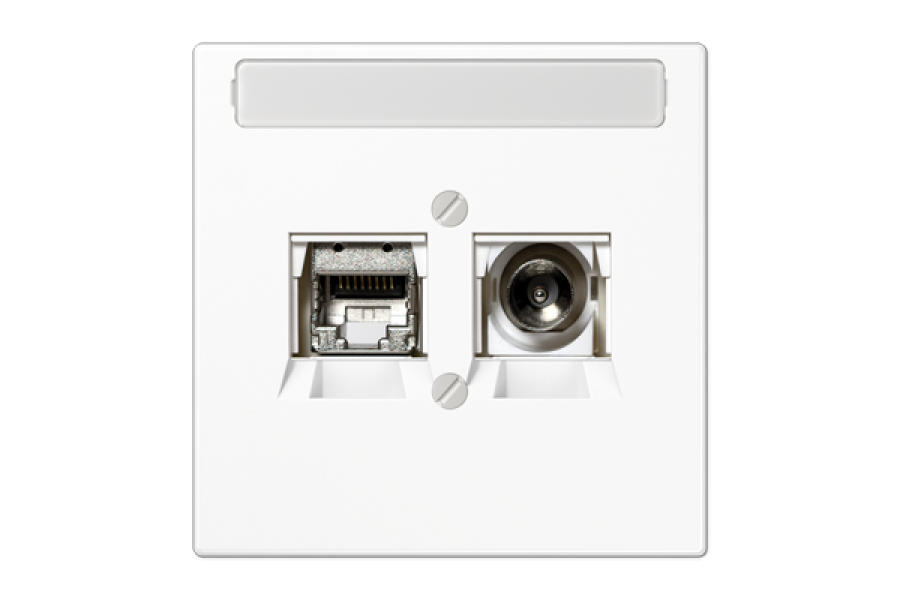 Розетка Smart TV Jung MMDLS4521WW