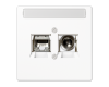 Розетка Smart TV Jung MMDLS4521WW