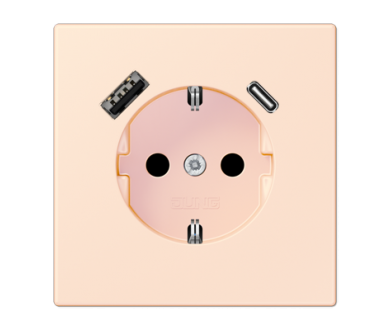 Купить Розетка 2K+З USB Typ AC Jung LC1520-15CA226 Розетка 2K+З USB Typ AC Jung LC1520-15CA226