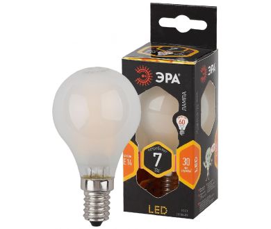 Купить Лампа светодиодная Эра E14 7W 2700K F-LED P45-7W-827-E14 frost Б0027956 Лампа светодиодная Эра E14 7W 2700K F-LED P45-7W-827-E14 frost Б0027956