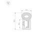 Силиконовый профиль Arlight WPH-FLEX-0817-SIDE-S8-20m WHITE 041088