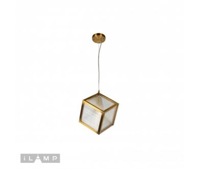 Купить Подвесной светильник iLamp Square 8970-1B GLD Подвесной светильник iLamp Square 8970-1B GLD
