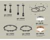Комплект подвесного светильника Ambrella Light Techno Ring XR92221150 (A9222, A9227, C9238, C9232, N8126, N8118)