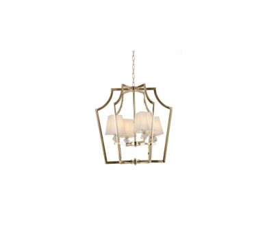 Купить Подвесная люстра Lumina Deco Montero LDP 1249-4 GD+WT Подвесная люстра Lumina Deco Montero LDP 1249-4 GD+WT