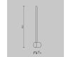 Настенный светильник Maytoni Light stick MOD237WL-L6BS3K