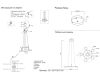 Подвесная люстра Crystal Lux CLT 027C6 D700 BL