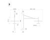 Бра Arlight SP-CAMPANA-WALL-L1450-9W Warm3000 (BK, 130 deg, 230V, TELESCOPIC) (IP20 Металл) 059596
